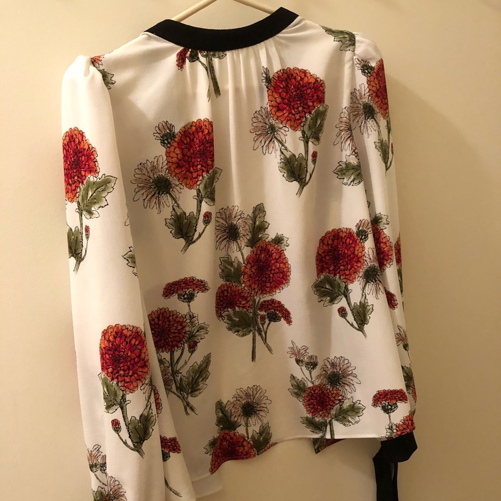 Zara Contrast Blouse